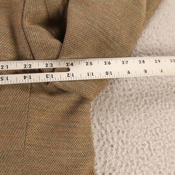 Marled Jacket XL Green Brown Melange Hopsack Patch Pockets Blazer 46S NEW $175 - Picture 10 of 14